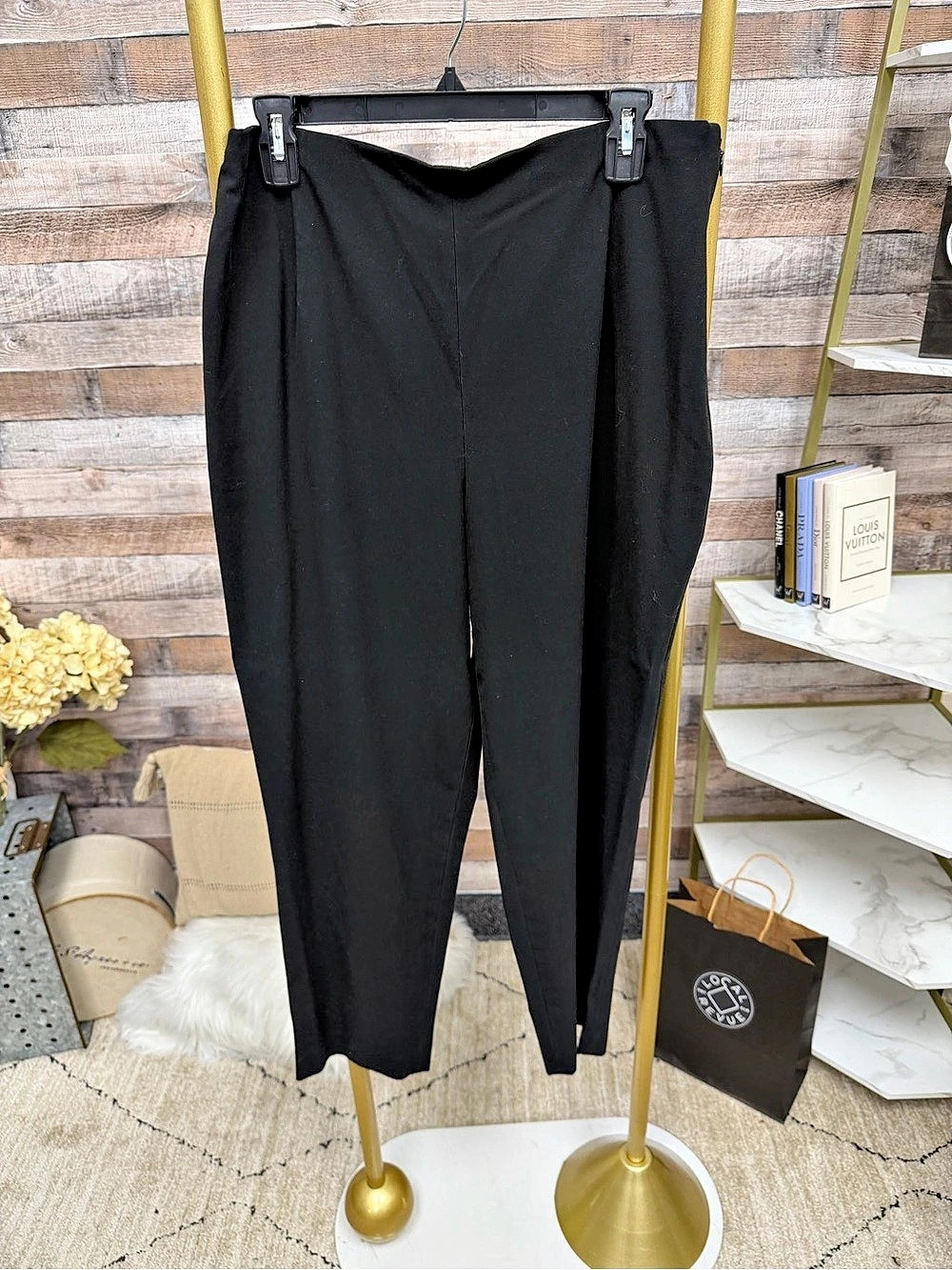 Talbots Black Straight Leg Pants